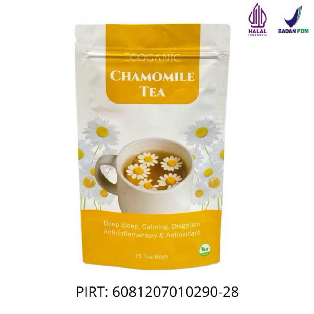 

ECOGANIC Anti Insomnia Chamomile Tea Premium Quality Anti Diabetes Anti Anxiety