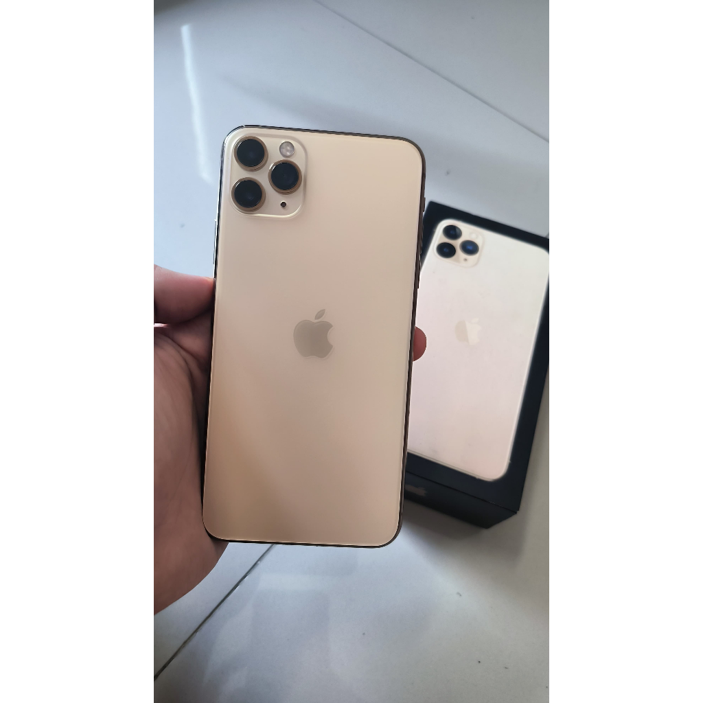 LIKE NEW MULUSS IPHONE 11 PRO MAX 256 GB GOLD JUAL CEPAT