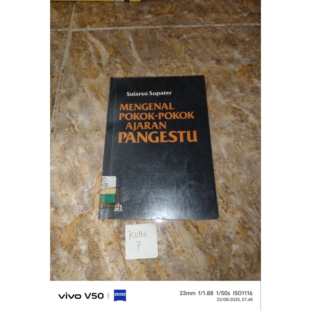 Buku Mengenal pokok pokok ajaran pangestu by Sularso