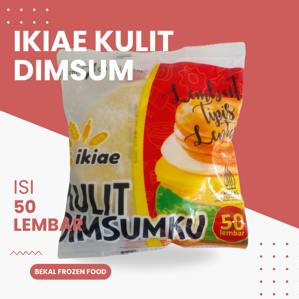 

Ikiae Kulit Dimsum Siomay Diameter 9 cm