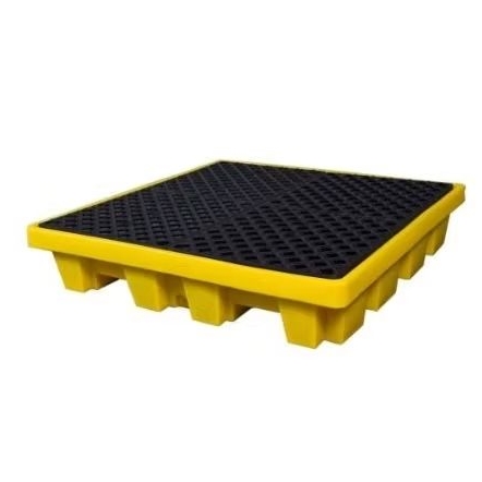 

Ultra-Low-profile, nestable spill pallet reduces shipping costs