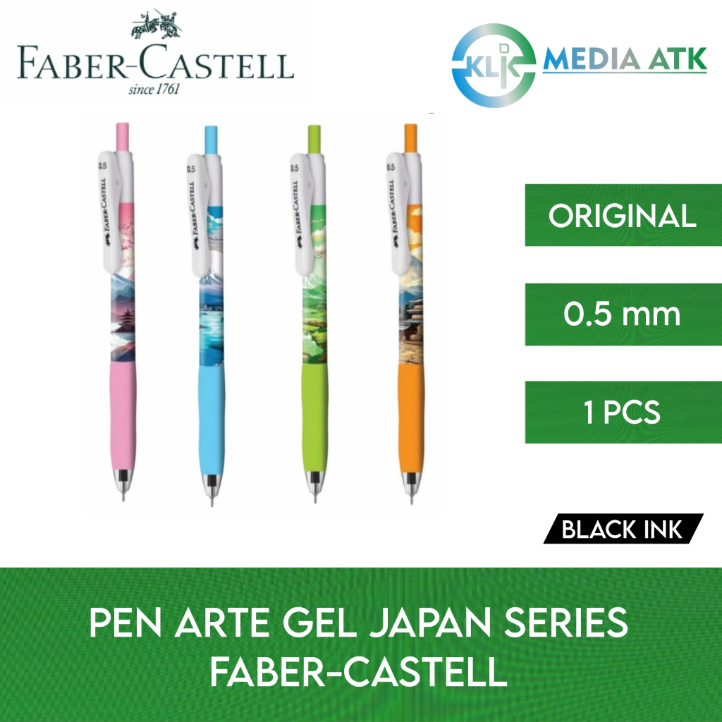 

Pen Faber-Castell Arte Gel Japan Series 0.5mm - 1 Pcs Bonus Refill