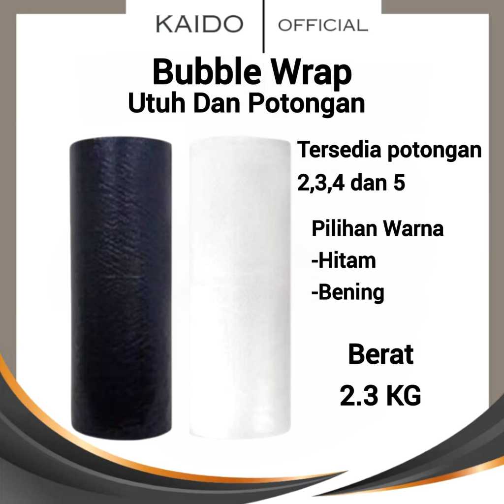 

Bubblewrap Roll Utuh Dan Potongan 2,3KG Bubble Wrap Tebal Packing Warna Bening Dan Hitam Bubble Wrap Potongan 2 Potongan 3 Potongan 4 Potongan 5