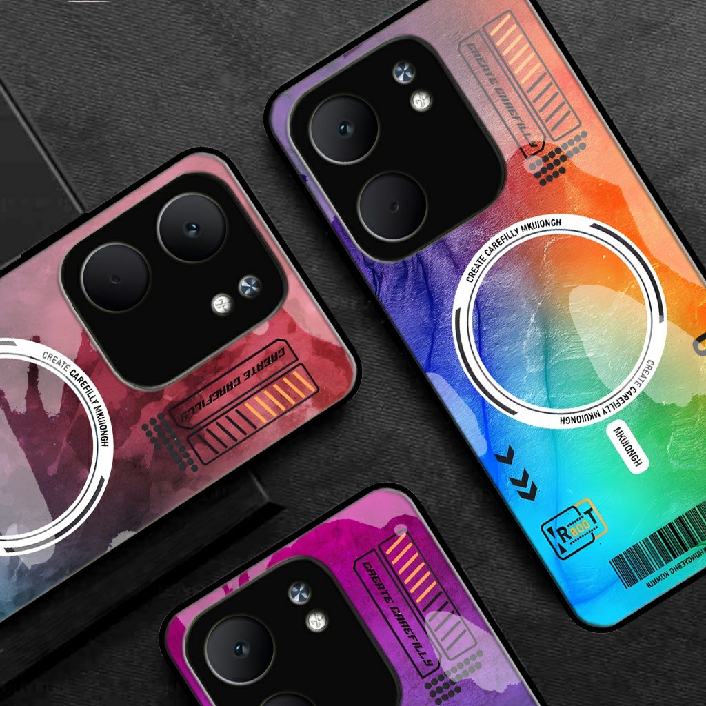 Softcase Glass Kaca Oppo A5x Terbaru 2025 [FC74] Case Oppo A5x - Casing  Handphone Oppo A5x  - Pelin