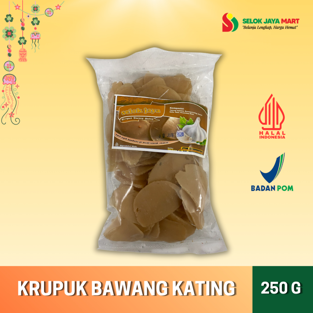 

KRUPUK BAWANG KATING 250 GRAM - SELOK JAYA