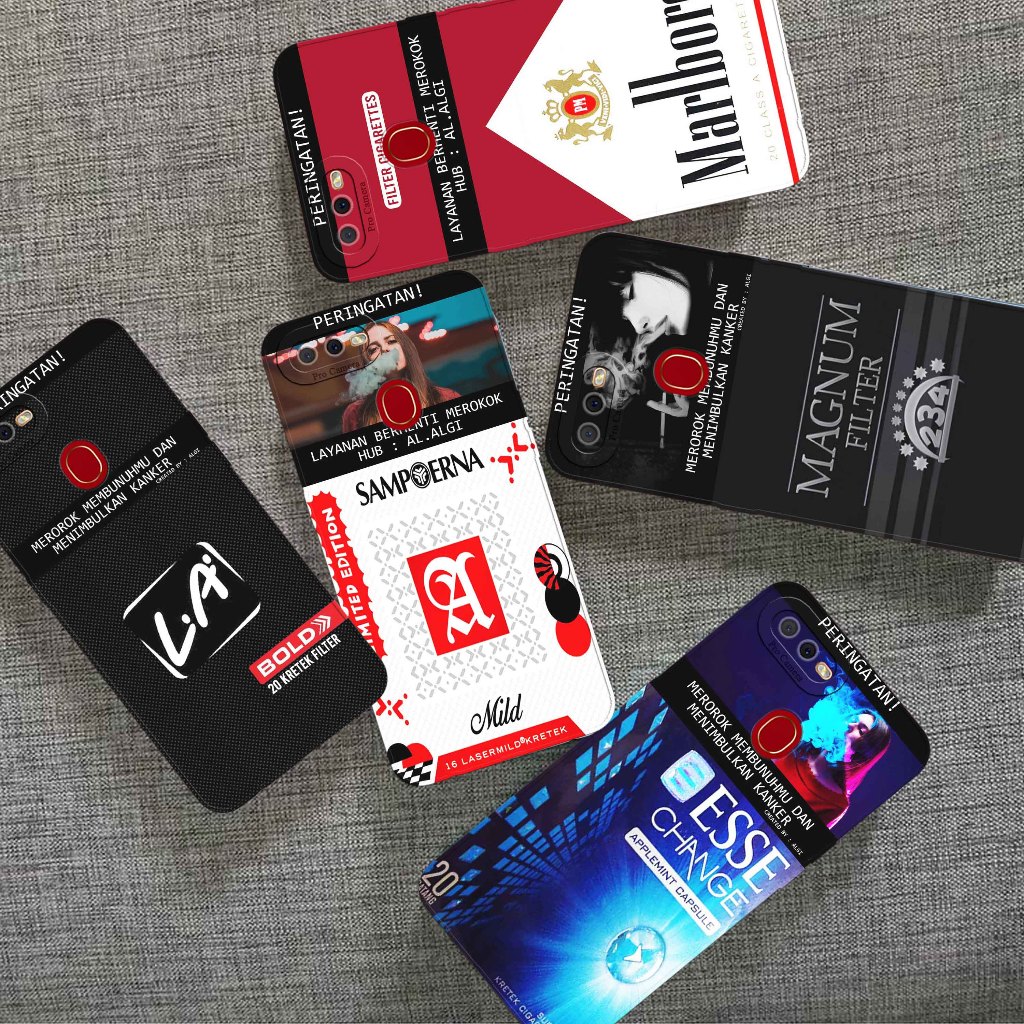 Softcase Untuk Oppo A7 / A5S / A12 / A11K - Softcase Gambar Fashion Printing { Rokok Limited Edition