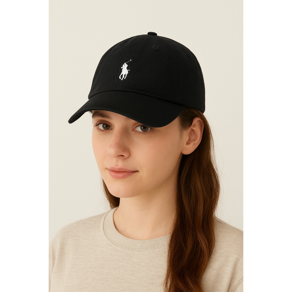 cap topi wanita korea style topi pria keren black olahraga polo cowok topi running baseball rimba