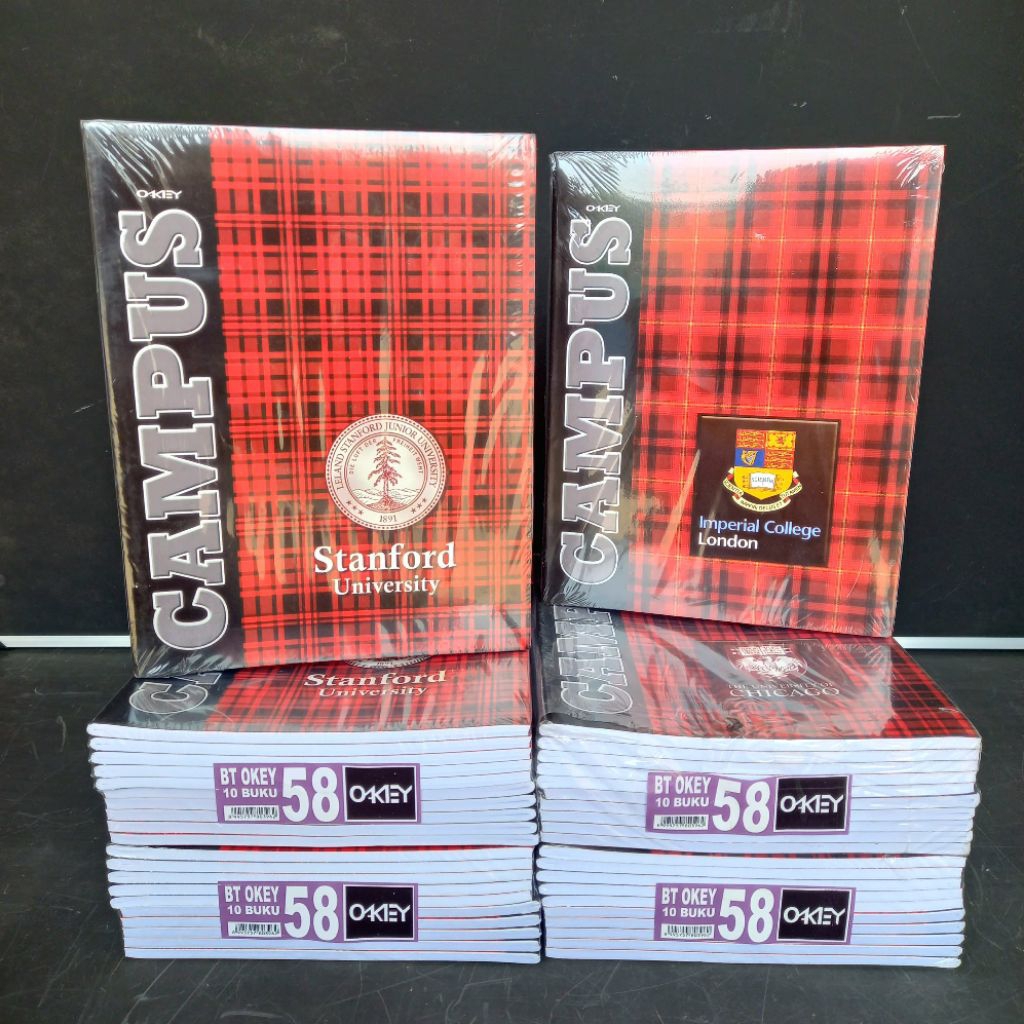 

Buku Tulis Okey 58 Lembar Campus Pendek ( Pak 10 Buku ) [ Original ] Produk By Kiky