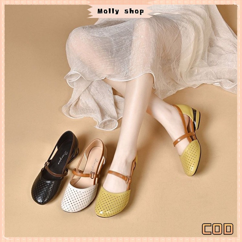 [COD][READY]Sepatu Hak Sepatu kulit kecil Sepatu High Heels Sepatu Kerja Wanita Tinggi Wanita Mode K