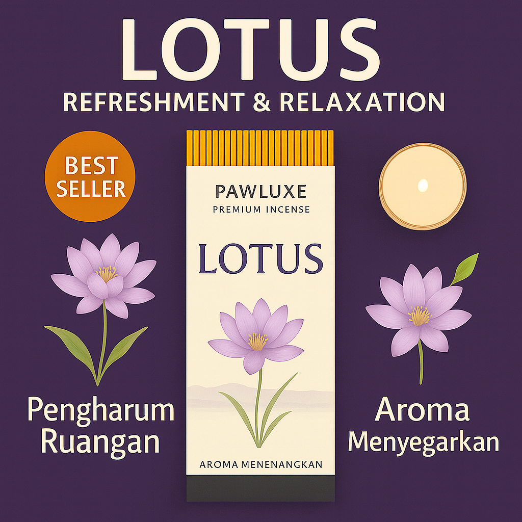 Dupa Aroma Lotus / Dupa Premium Aroma Lotus / Dupa Pengharum Ruangan / Dupa Aroma Terapi