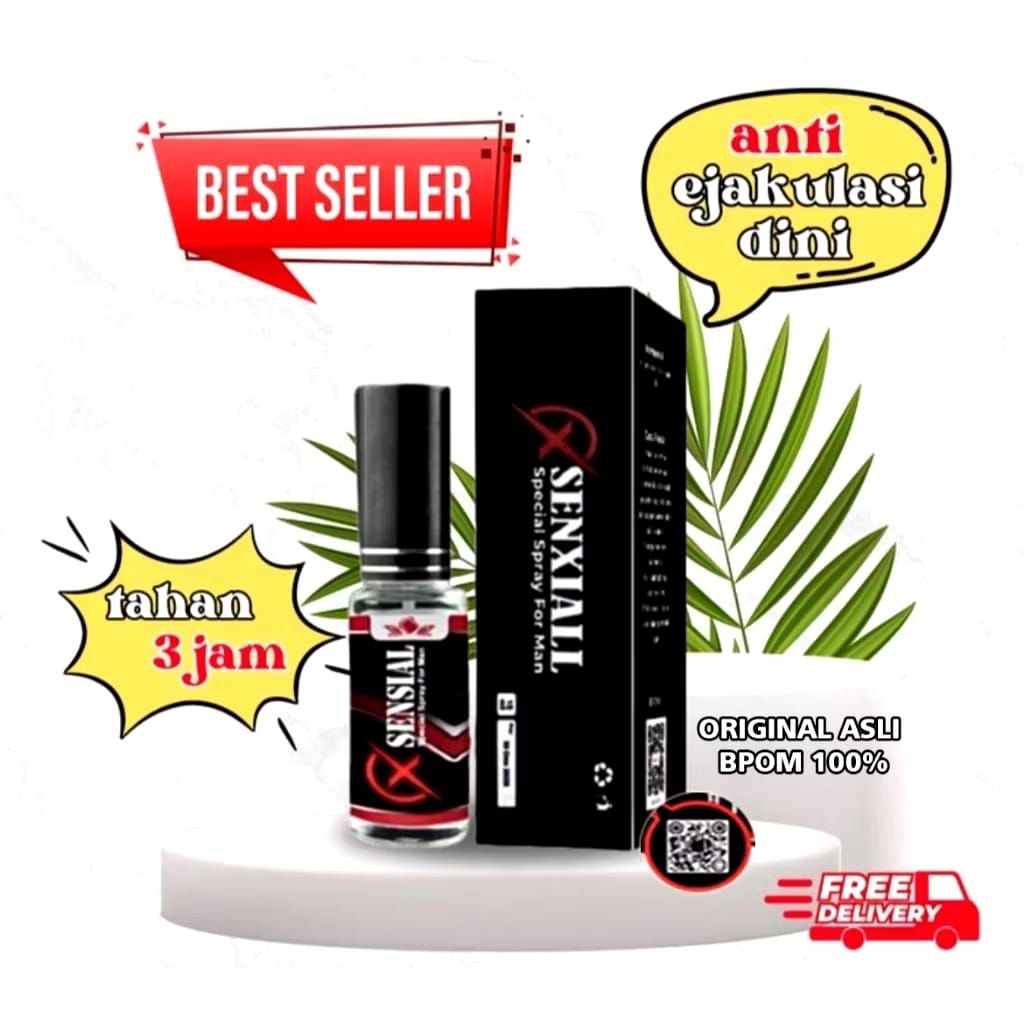TERLARIS!!! OBAT KU4T OLES HERBAL TAHAN LAMA - X-SENSIAL SPRAY ASLI ORIGINAL BPOM