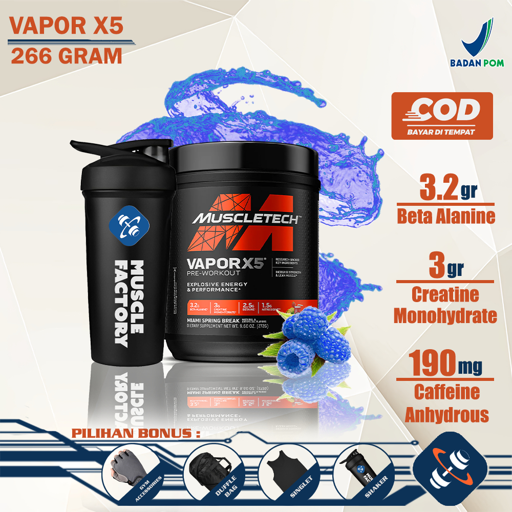 Muscletech Vapor X5 Next Gen Preworkout Pre Workout Harga Distributor