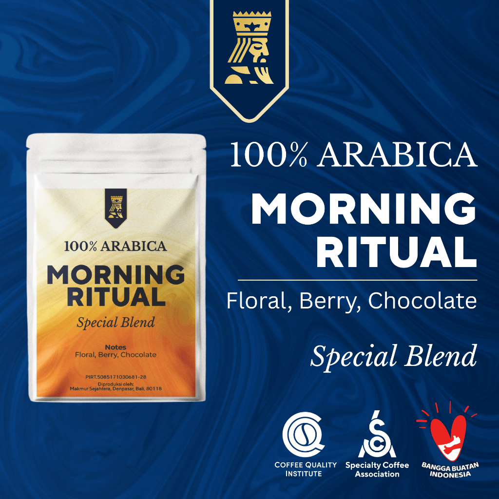 

Deluxe Coffee Biji Kopi Arabika Special Blend Morning Ritual 100% Arabica Beans