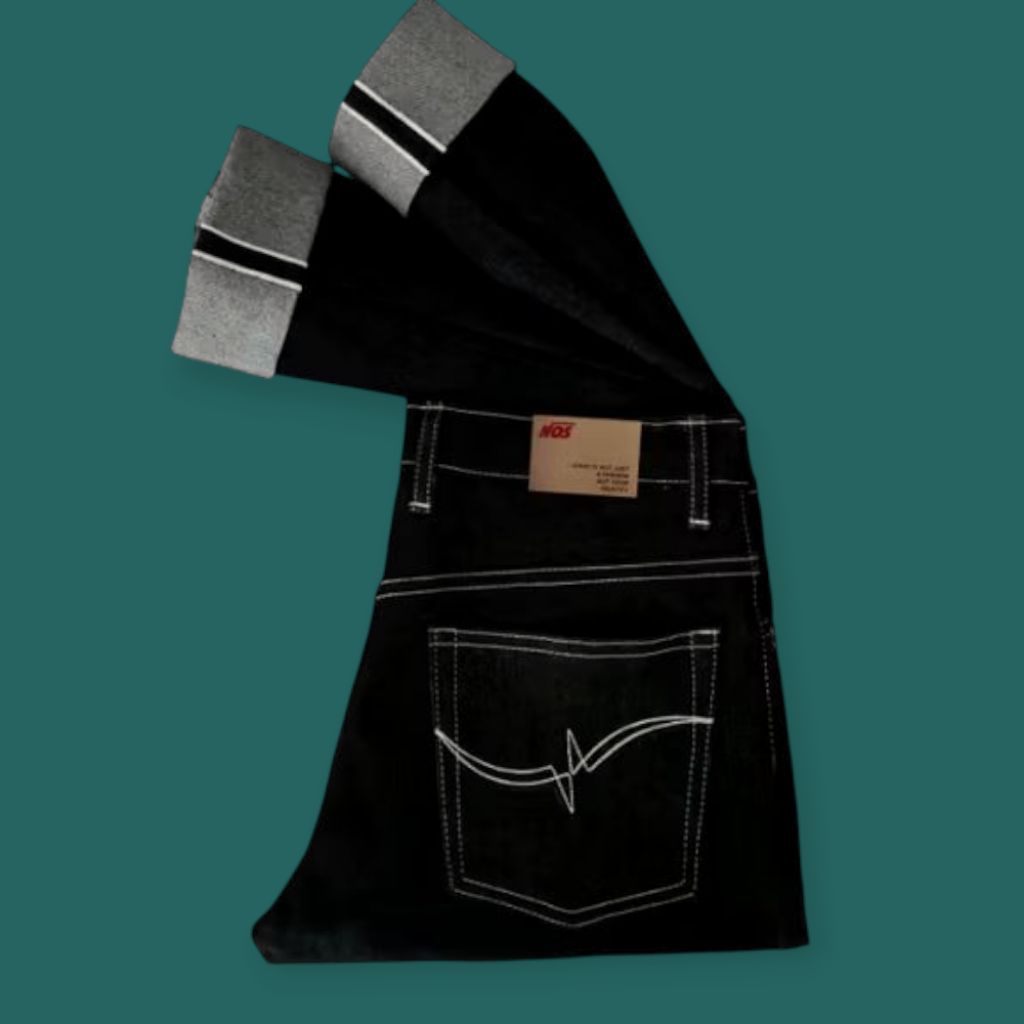 celana selvedge ✅ zullai denim balack 14 oz, ready ukuran 26 s/d 40