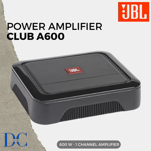 Power Amplifier Mobil - Power Amplifier Series Club A600 JBL - 1 Channel / Monoblock Amplifier - Aud