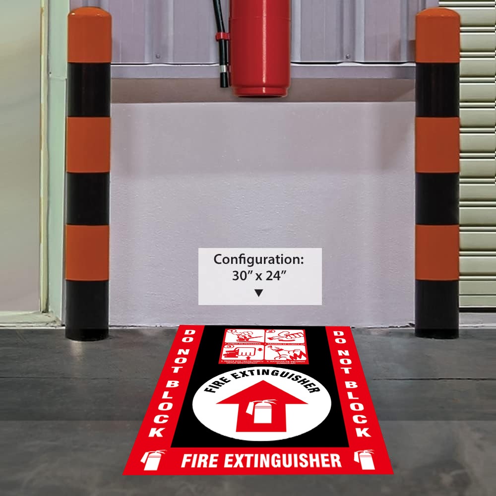 

STIKER LANTAI FIRE EXTINGUISHER / PEMADAM API UKURAN BISA CUSTOM