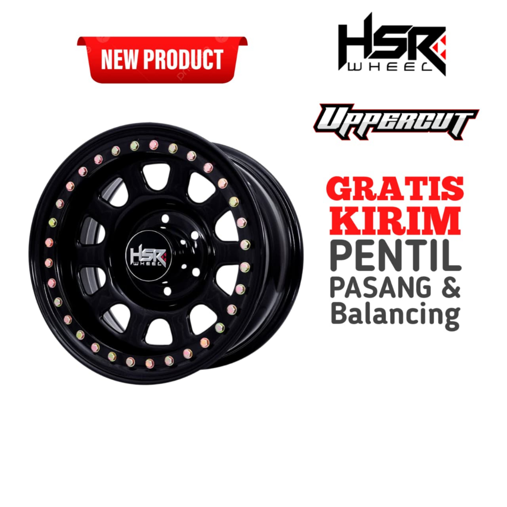 VELG BEADLOCK MOKUPO RING 17 UNTUK TRITON HILUX PAJERO FORTUNER FORD RANGER EVEREST DMAX PRADO