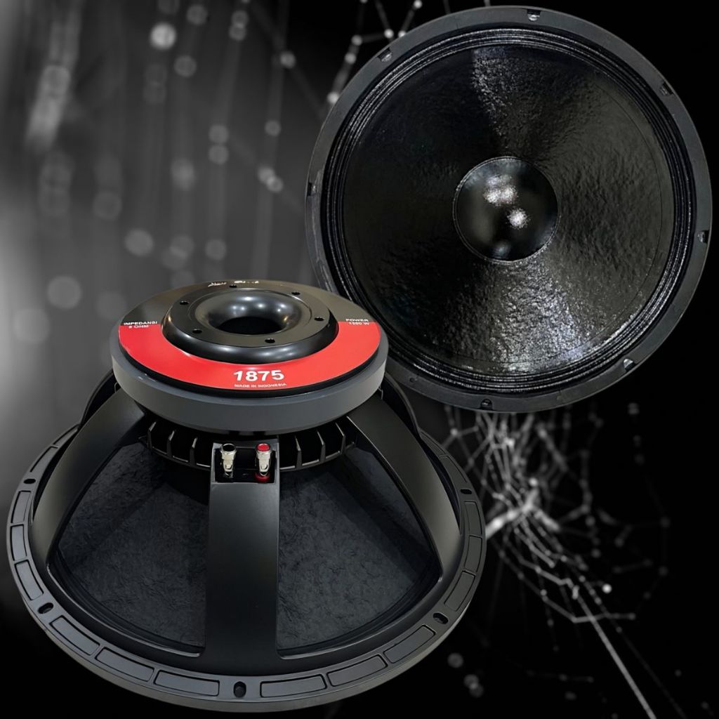 Speaker Black Spider 18 Inch 1875 / Spk Komponen BS 18 Inch 1875 Original