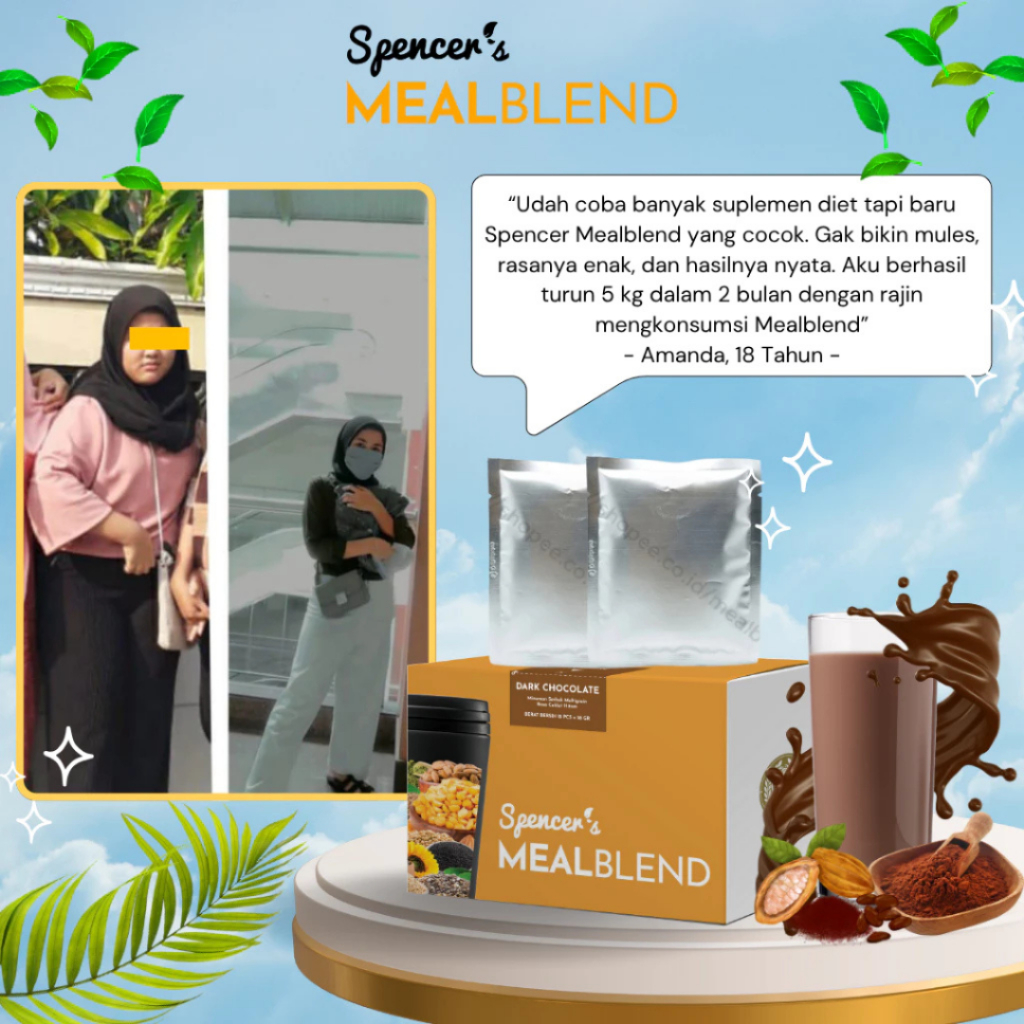 

Spencer's Meal Blend Dark Choco - Replacement Bernutrisi