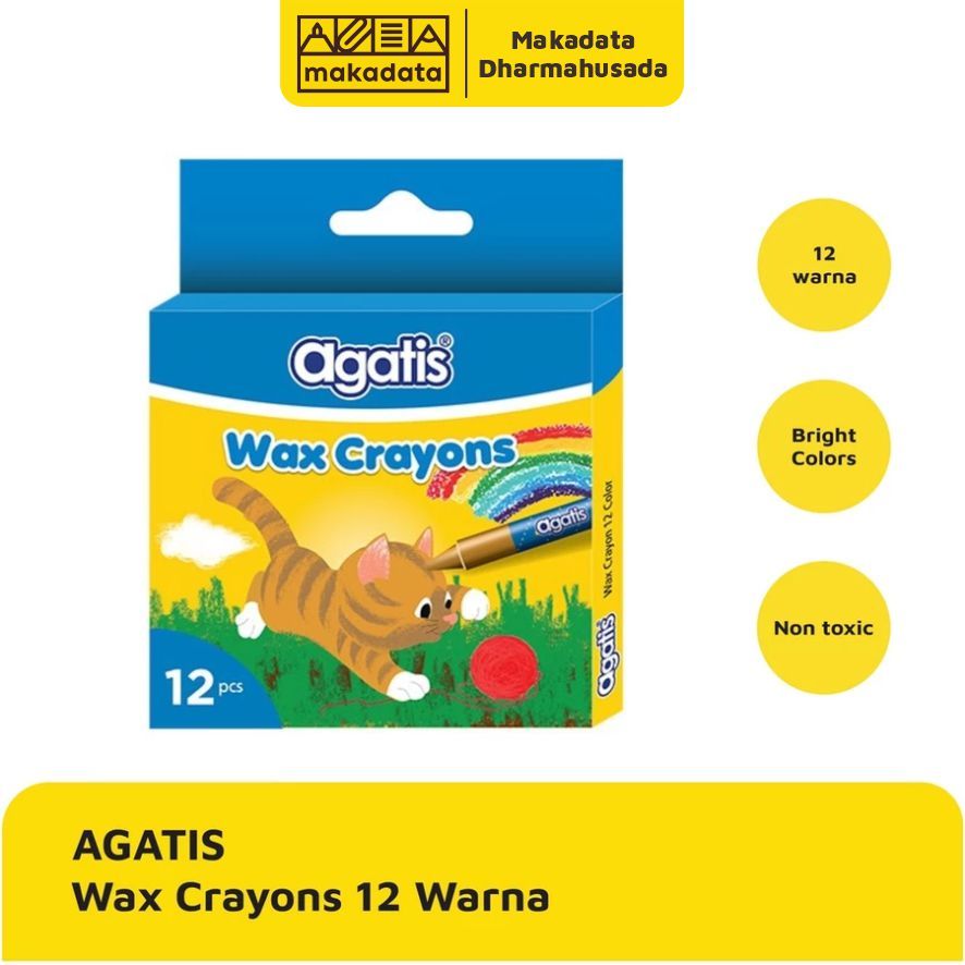 

CRAYON | KRAYON AGATIS WAX ISI 12 WARNA (1 PCS)