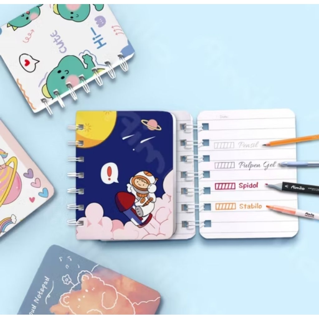 

(READY) BK- BUKU DIARY MINI NOTEBOOK A7/BUKU CATATAN MINI