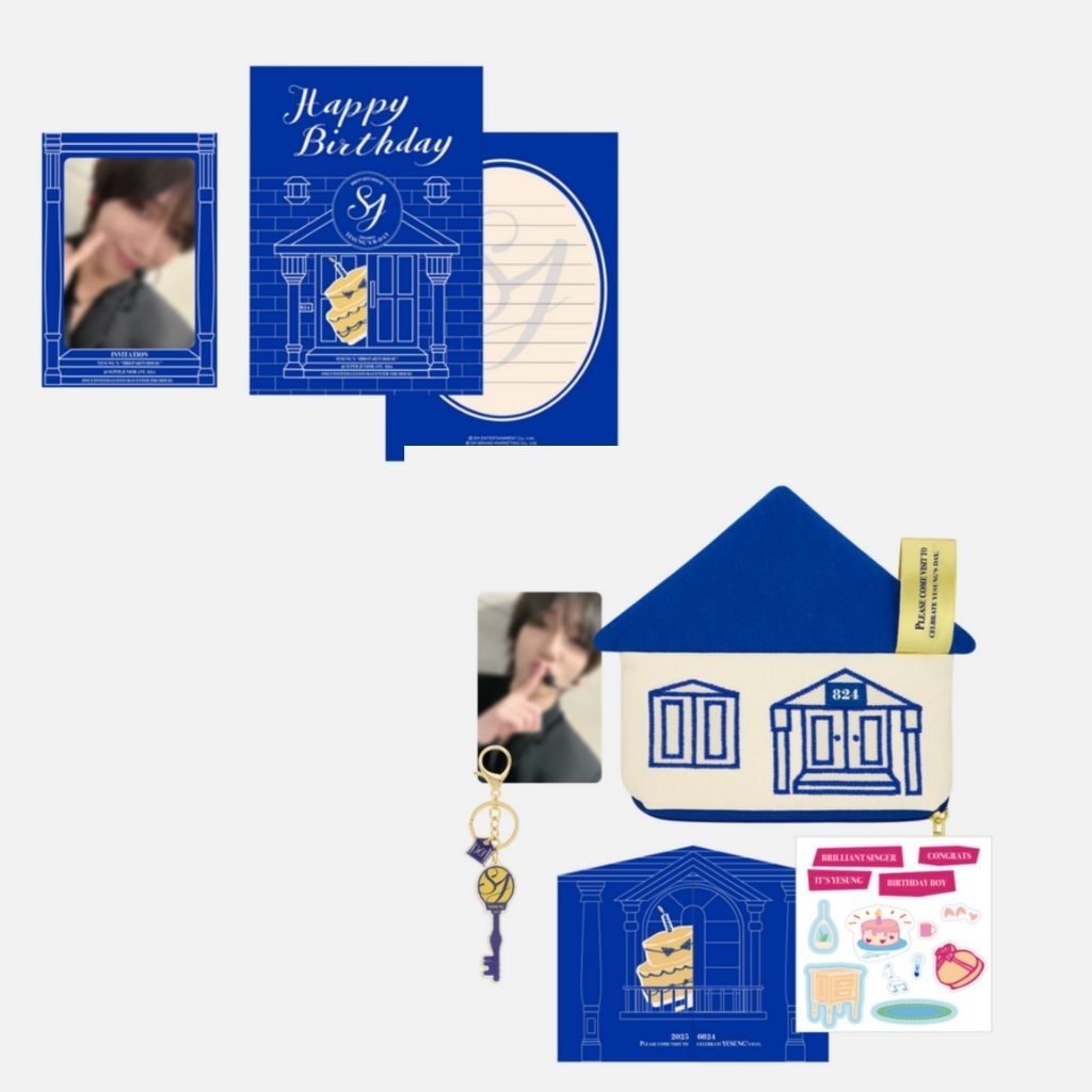 SM ARTIST SMTOWN 2025 BIRTHDAY MD - Party card / Pouch Pack ( SUJU HEECHUL / H2H STELLA / NCT DOYOUN
