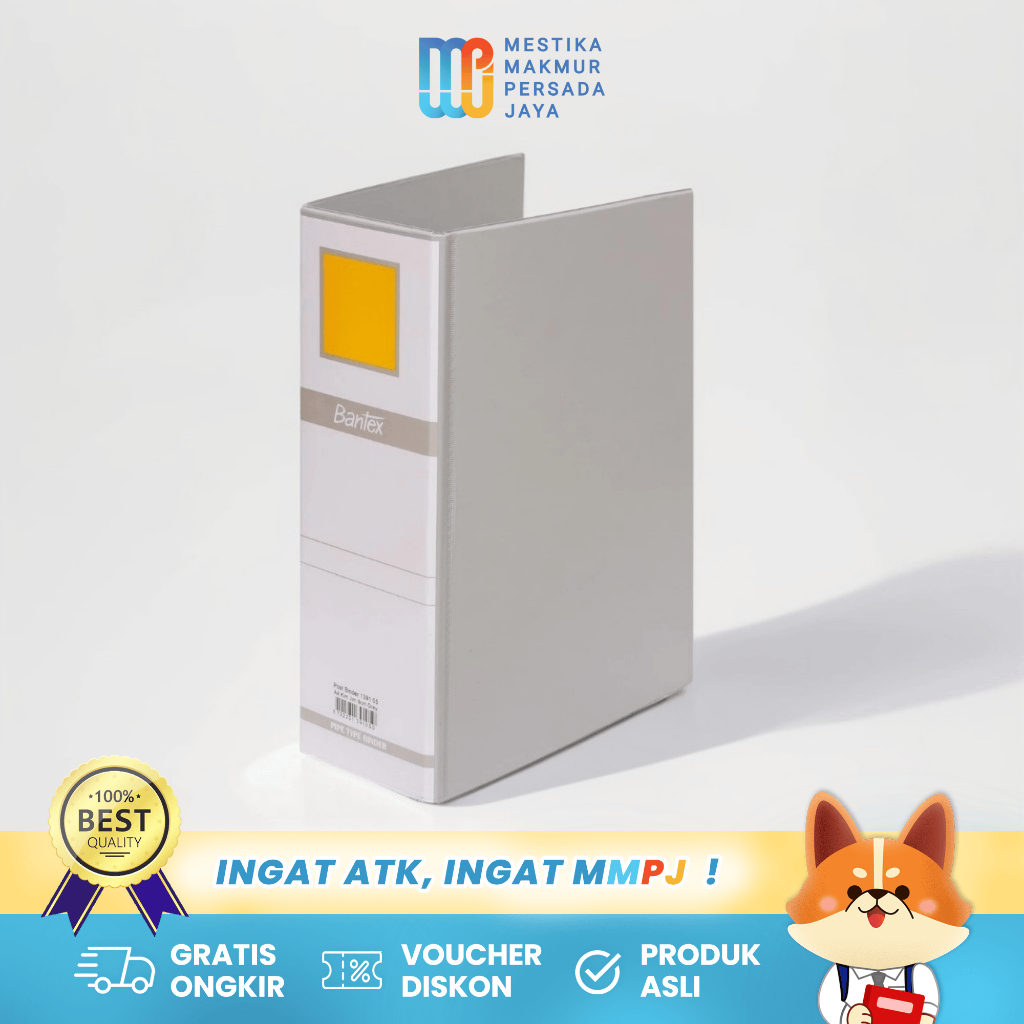

Bantex Post Pipe Binder 2 Ring 8cm A4 Grey 139101