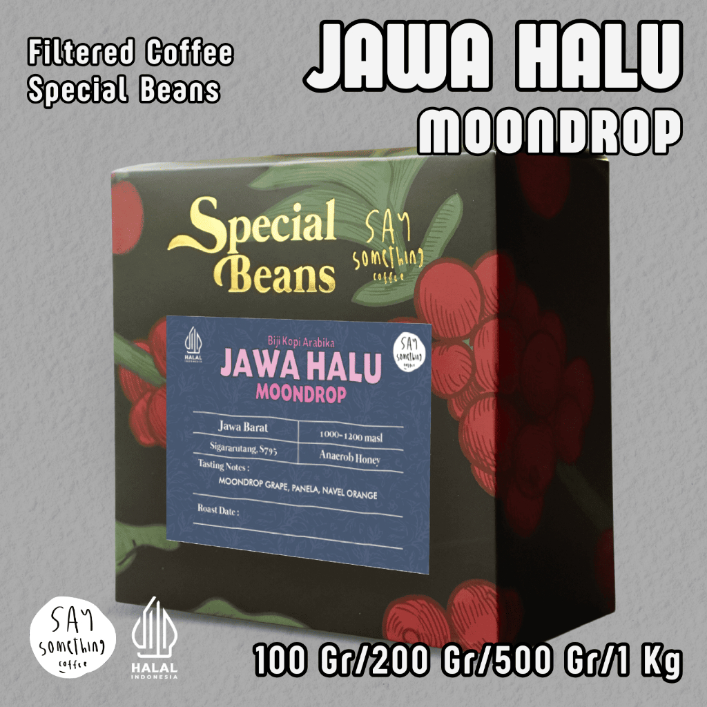 

Say Something Coffee Biji Kopi Arabika Jawa Halu Moondrop - Filter