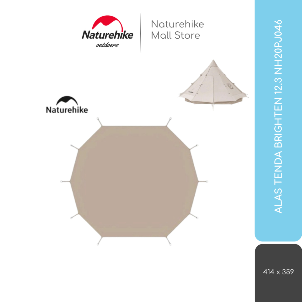ALAS TENDA BRIGHTEN 12.3 FOOTPRINT MAT NATUREHIKE NH20PJ046