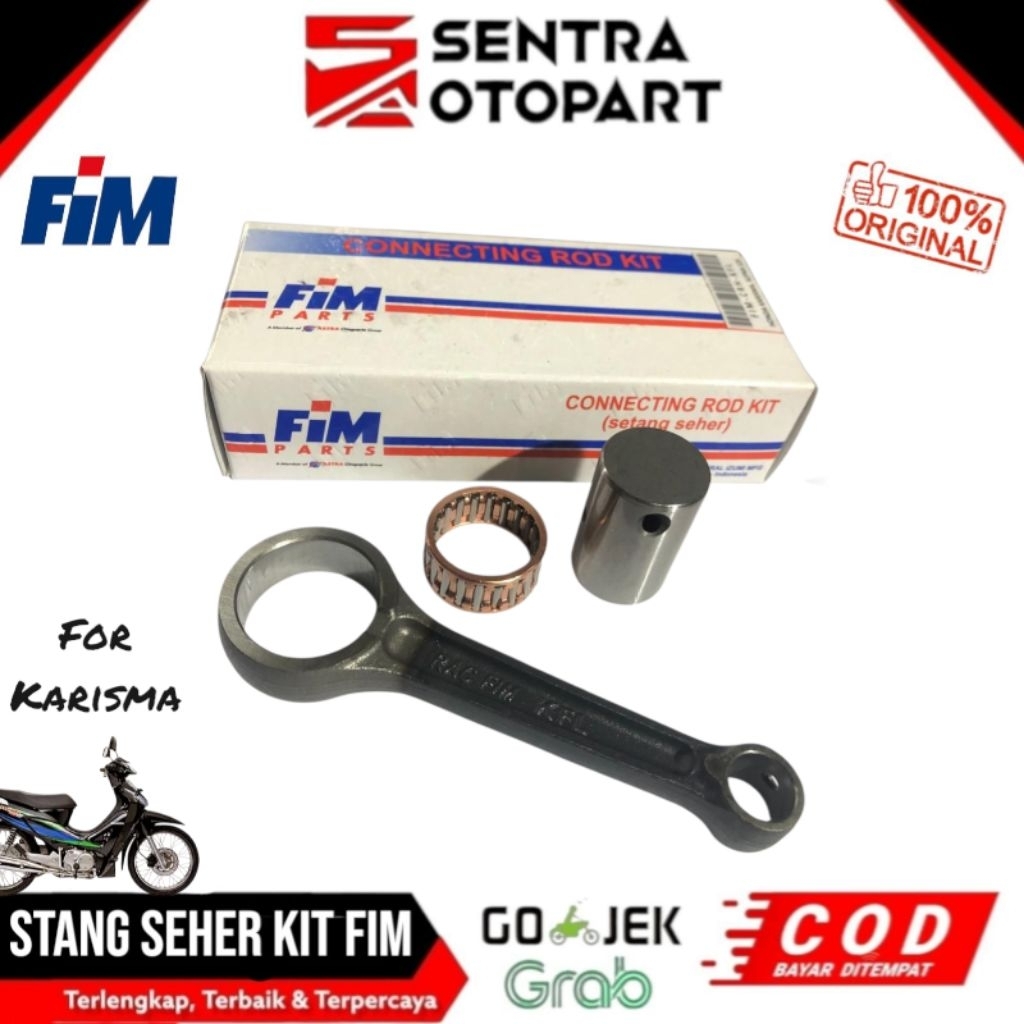 Stang seher connecting rod kit Karisma supra x 125 batman supra x 125 karbu fim