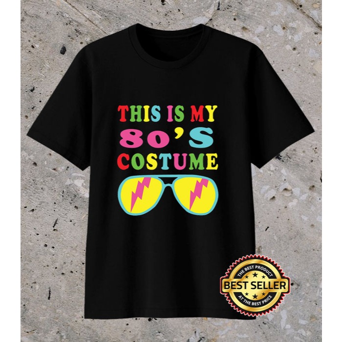 T-Shirt This Is My 80s Costume Halloween 1980 Costume Kaos