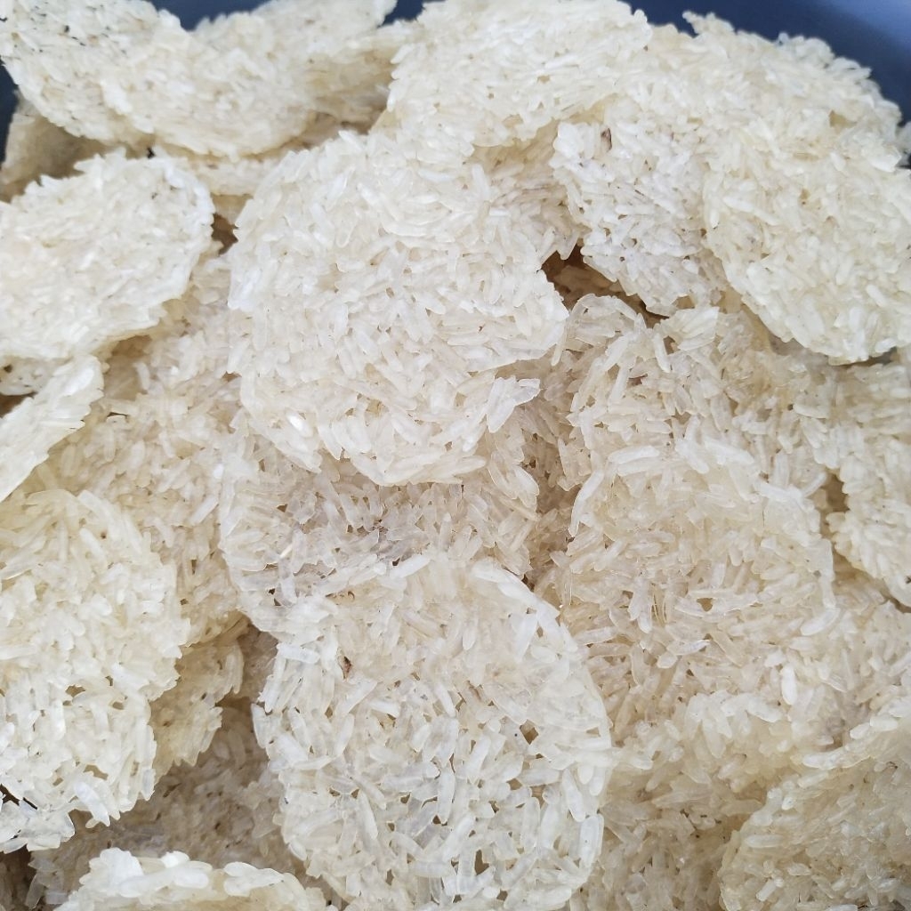 

RENGGINANG MENTAH M'Anis 100% ketan asli, rasa bawang putih+terasi