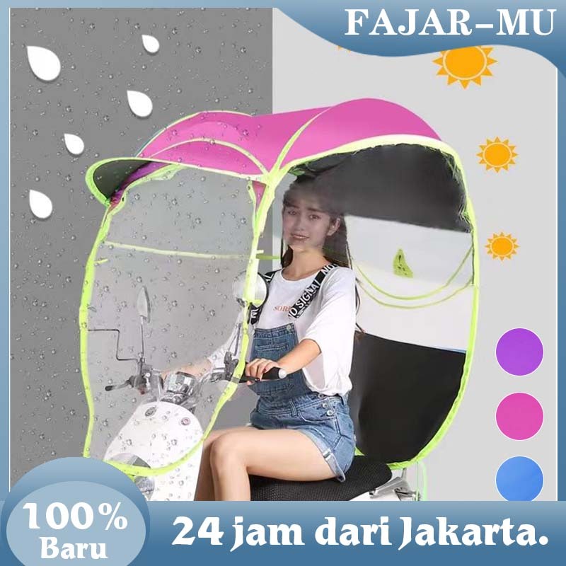 Payung Motor Anti Hujan Dan Panas / Tenda Motor Anti Hujan Panas / Kanopi Motor Anti Hujan