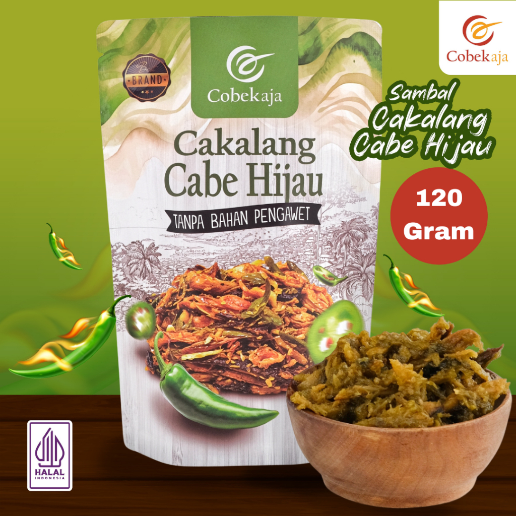 

Cobekaja - Sambal Cakalang Cabe Ijo 120 gram