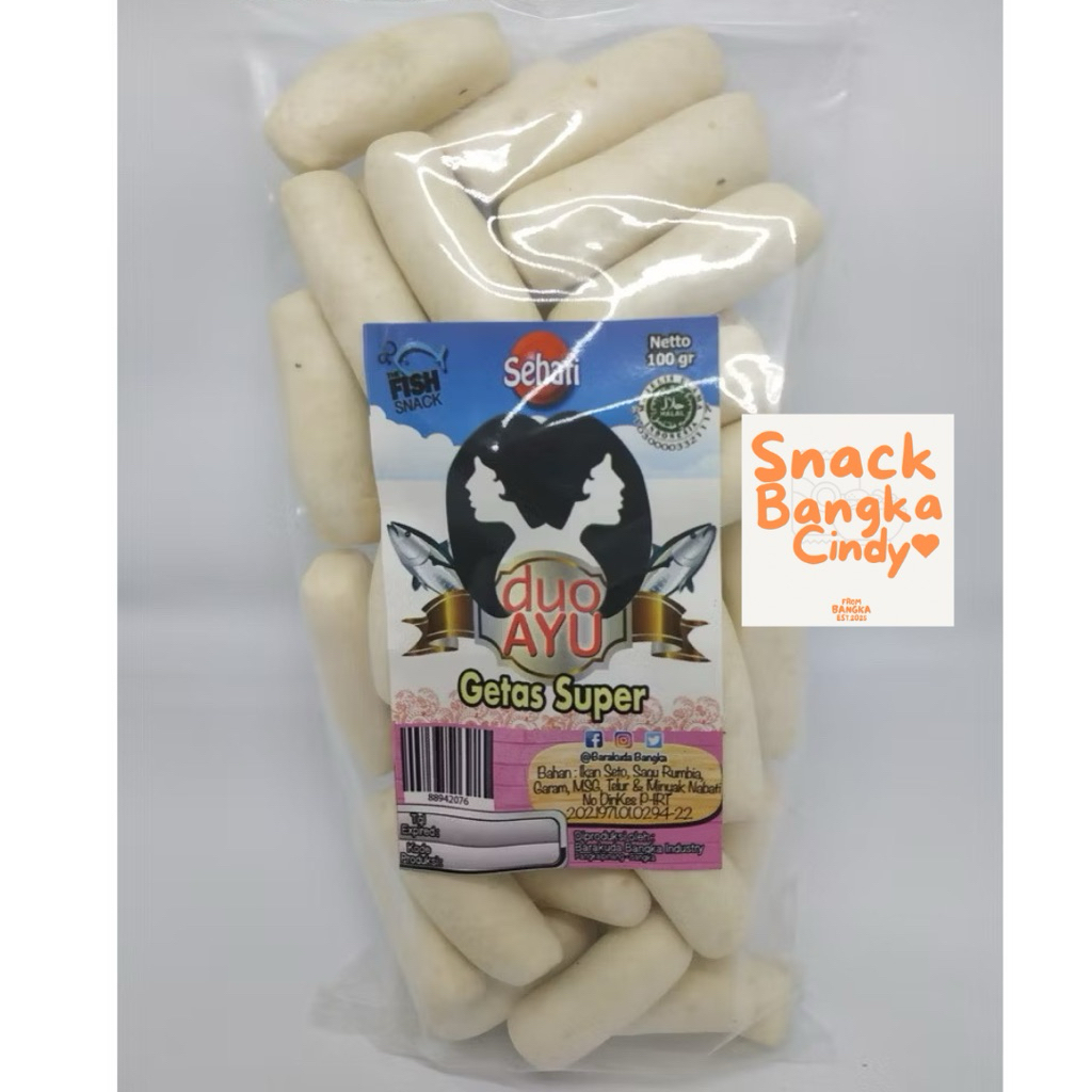 

Kerupuk Getas Duo Ayu Panjang Kecil Snack Bangka