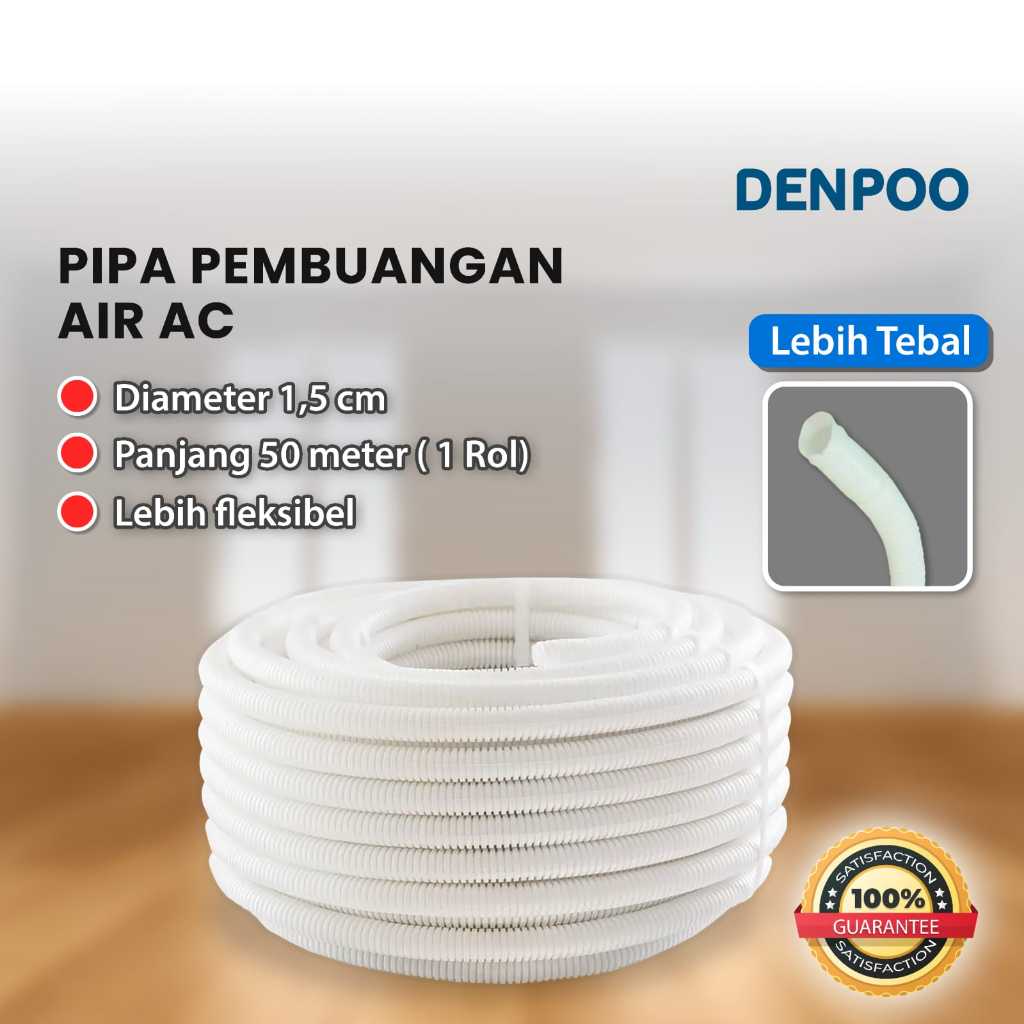 SELANG AC PEMBUANGAN AIR/SELANG FLEKSIBEL 1ROL(50Meter)
