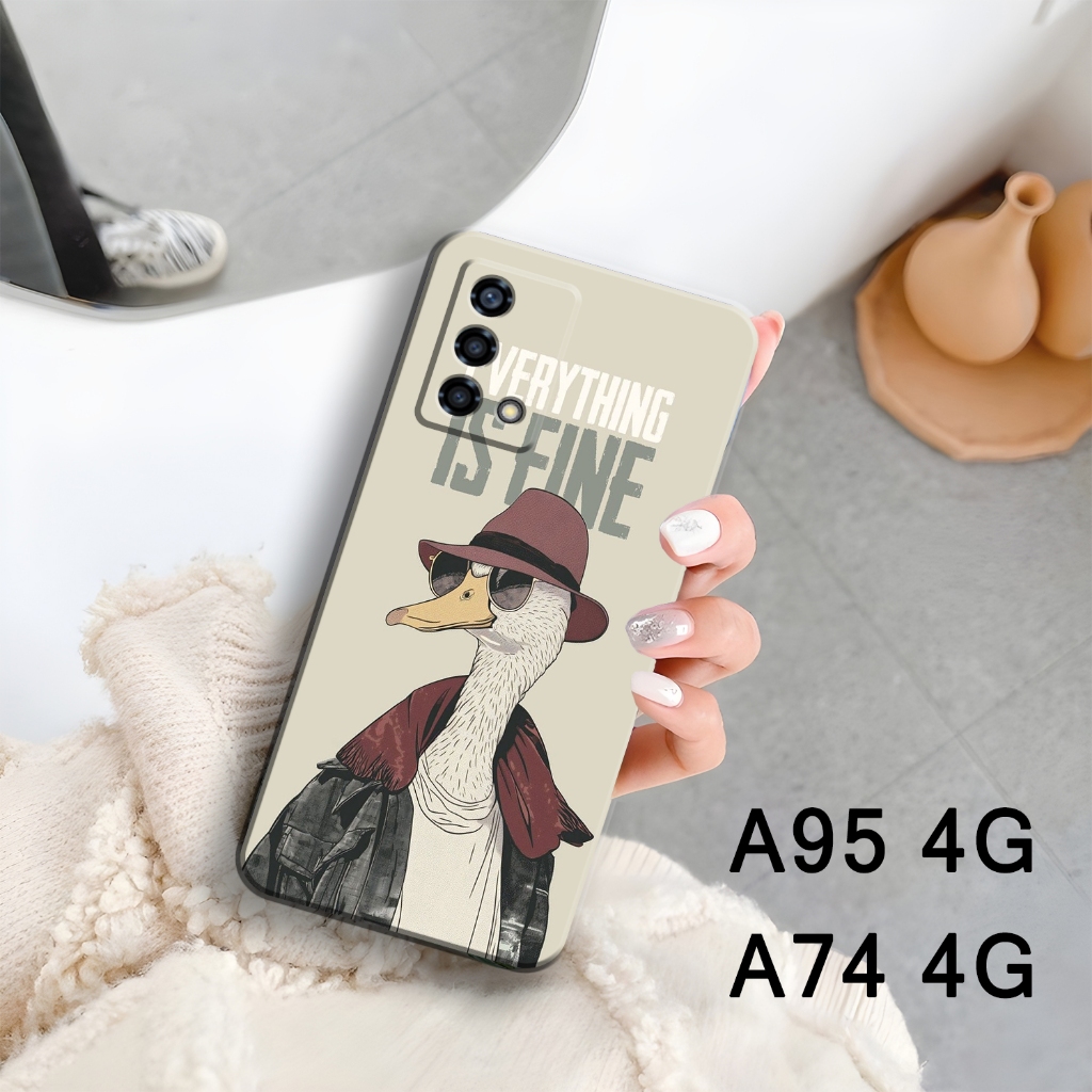 Case HP OPPO A95 / A74 4G - Casing OPPO A95 / A74 4G - Mawcase - Fashion Case ESTETIK - Case Cewek -
