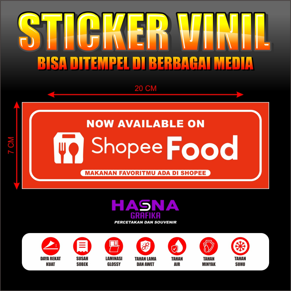 

hasna grafika Sticker etalase / sticker kaca / sticker roda