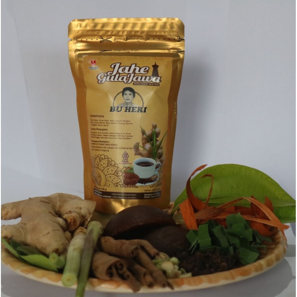 

Minuman tradisional Jahe Bu Heri/ minuman bubuk /Jahe instan gulajawa