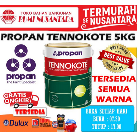 CAT LAPANGAN TENNOKOTE 1020 WA SEALER-5KG / Cat Lapangan Outdoor