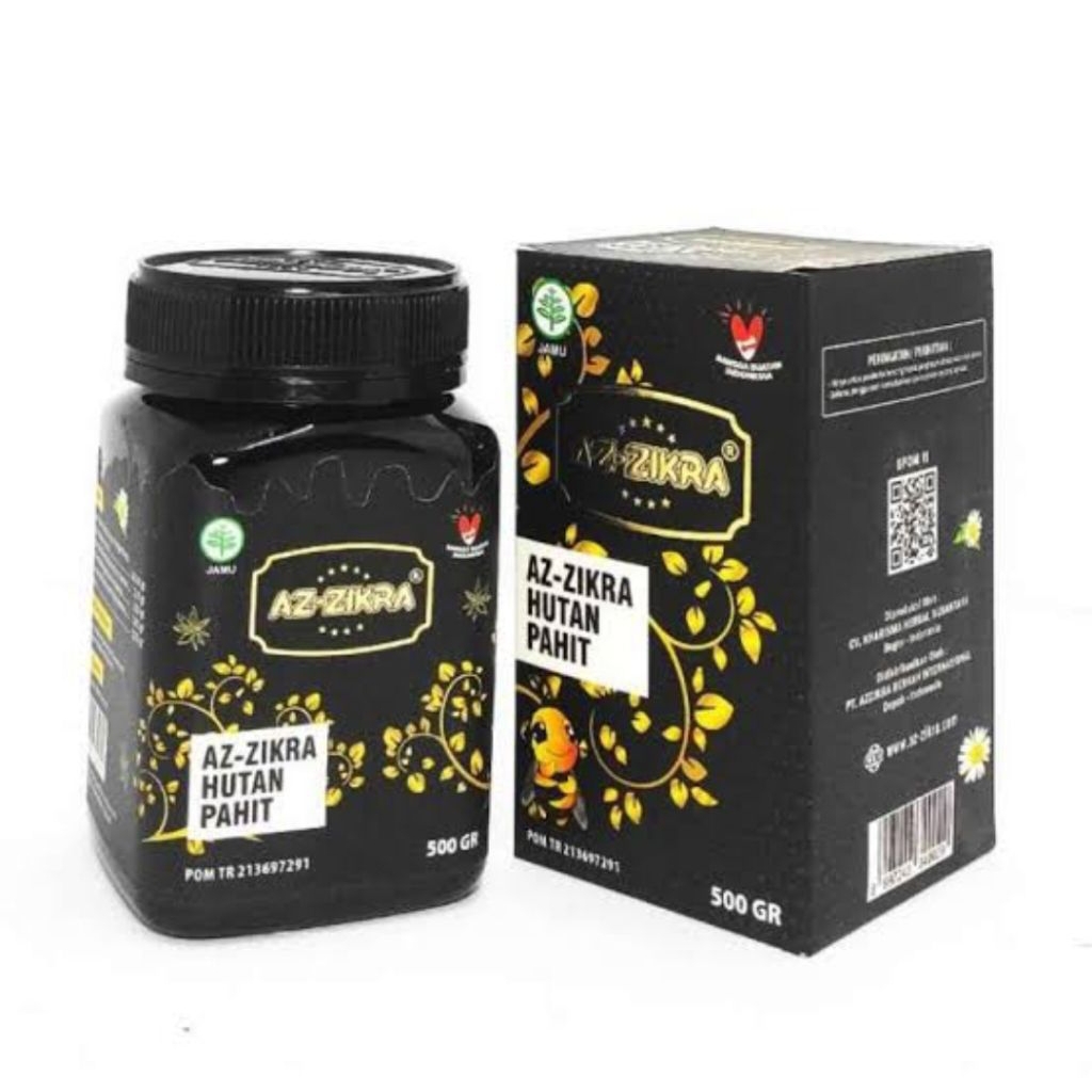 

AZ-ZIKRA MADU HITAM PAHIT HUTAN 1 BOTOL 500 GR