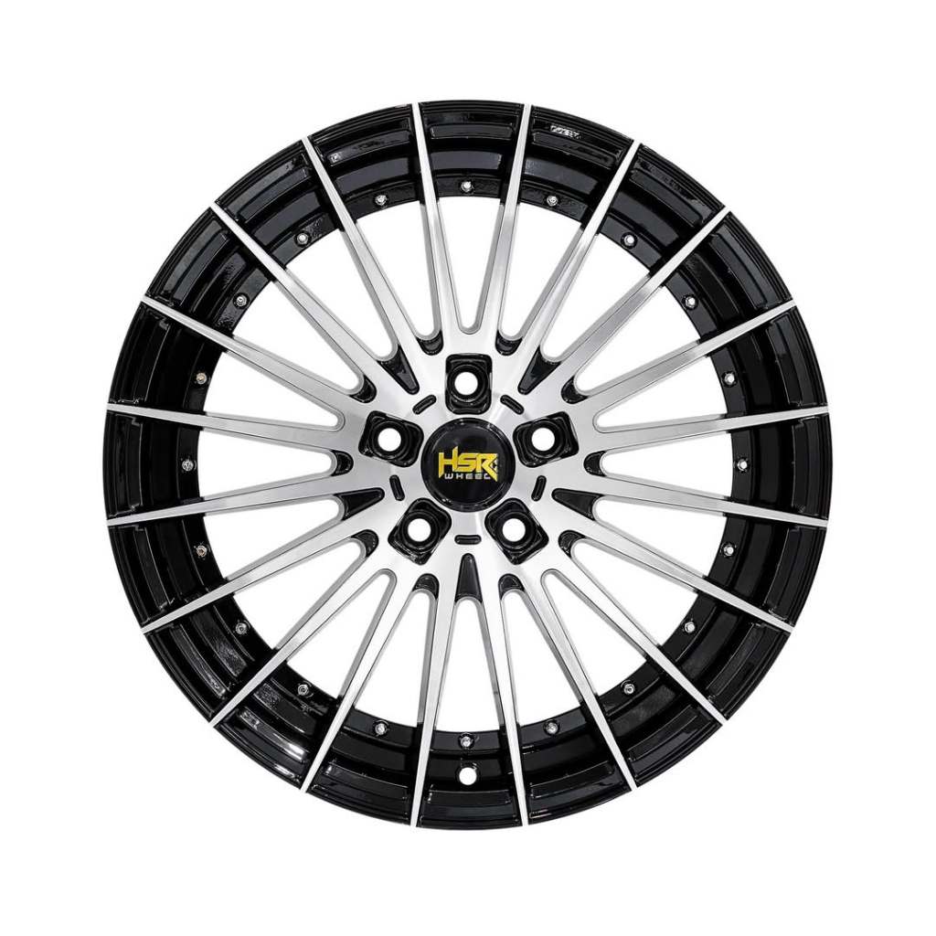 Hsr Wheel - Velg Hsr Tandam R18 H5X114 Black Polish