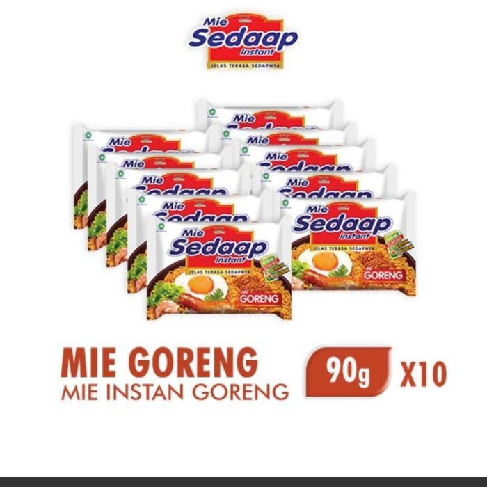 

SEDAAP MIE INSTAN GORENG ORIGINAL ISI 10 PCS