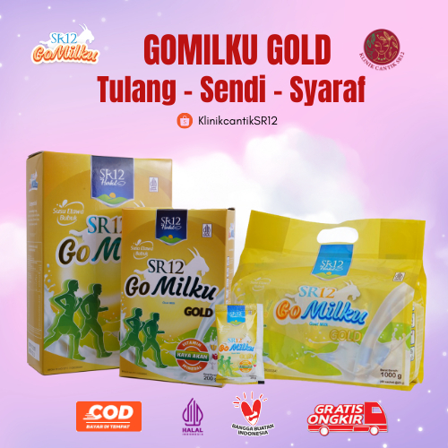

GOMILKU GOLD SR12 SUSU KAMBING ETAWA UNTUK TULANG SENDI SYARAF IMUN HALAL TIDAK BERBAU PRENGUS