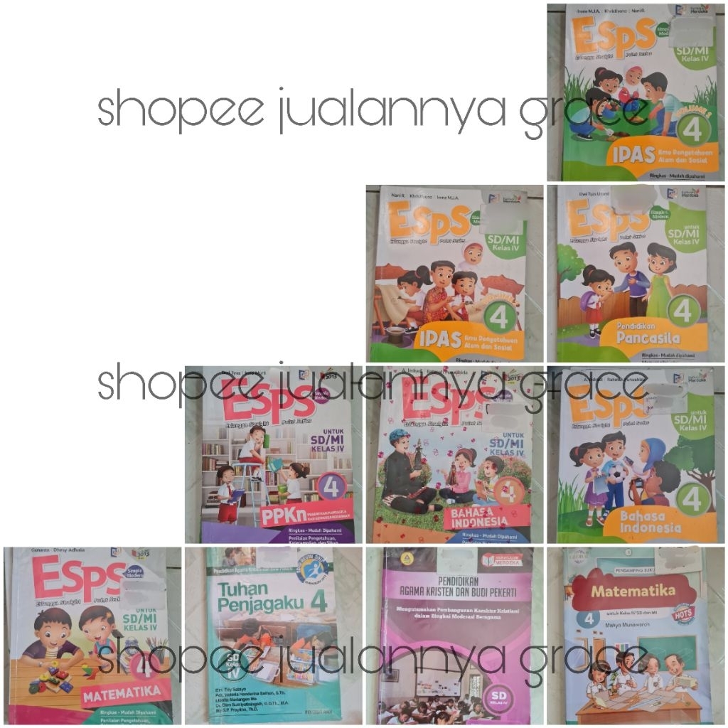 BUKU BEKAS SD KELAS 4 ESPS