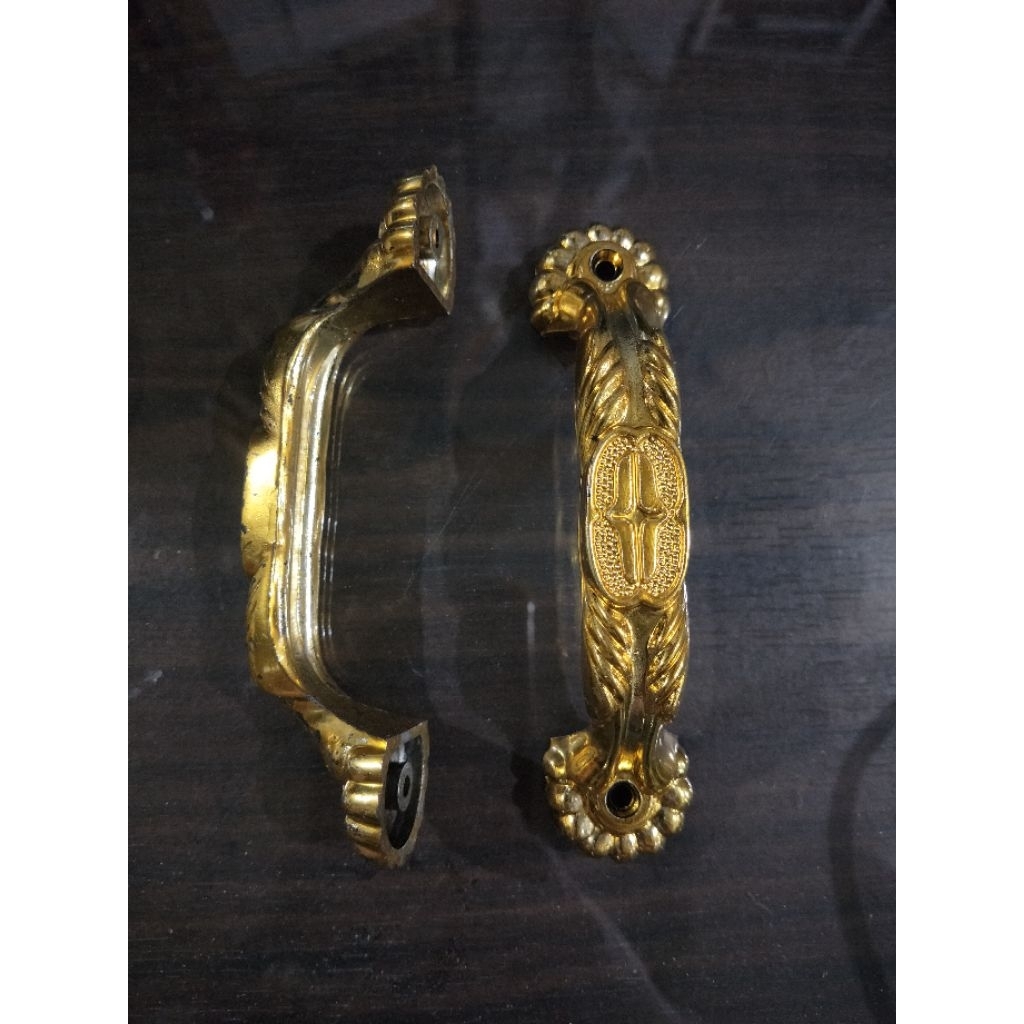 Gagang Kotak Perhiasan Box Hantaran/Tarikan Laci Handle Kuningan