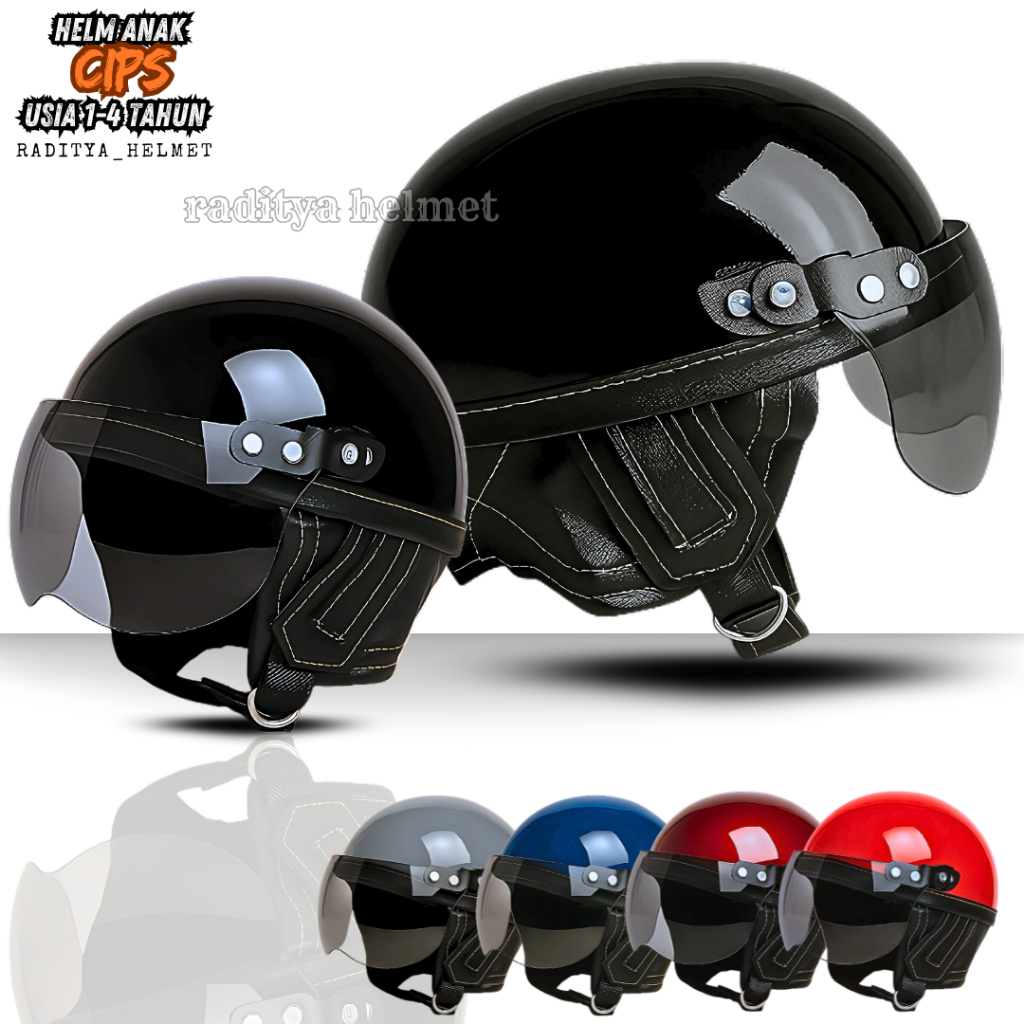 NEW  Helm Anak Sinchan CAT - Kaca Anak Sinchan - Helm Anak