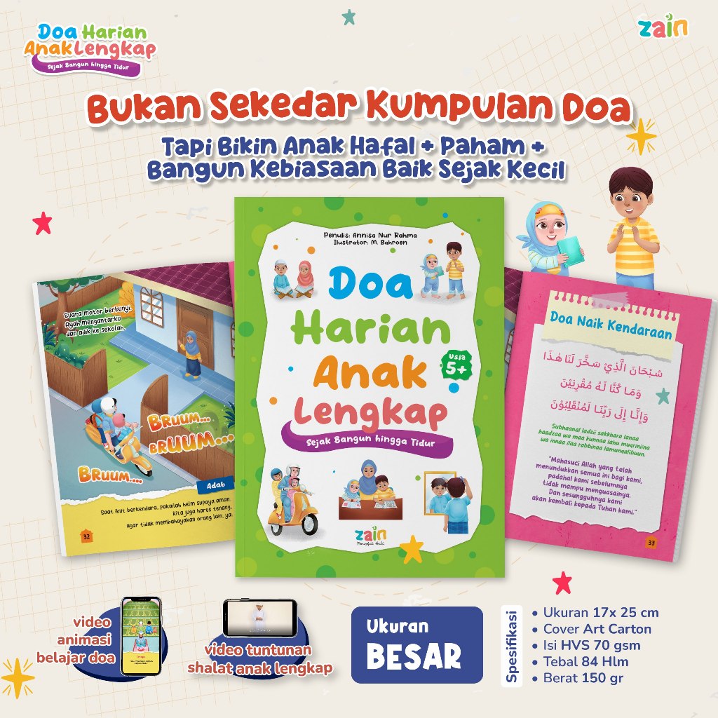 ZAIN - Buku Doa Harian Anak Lengkap