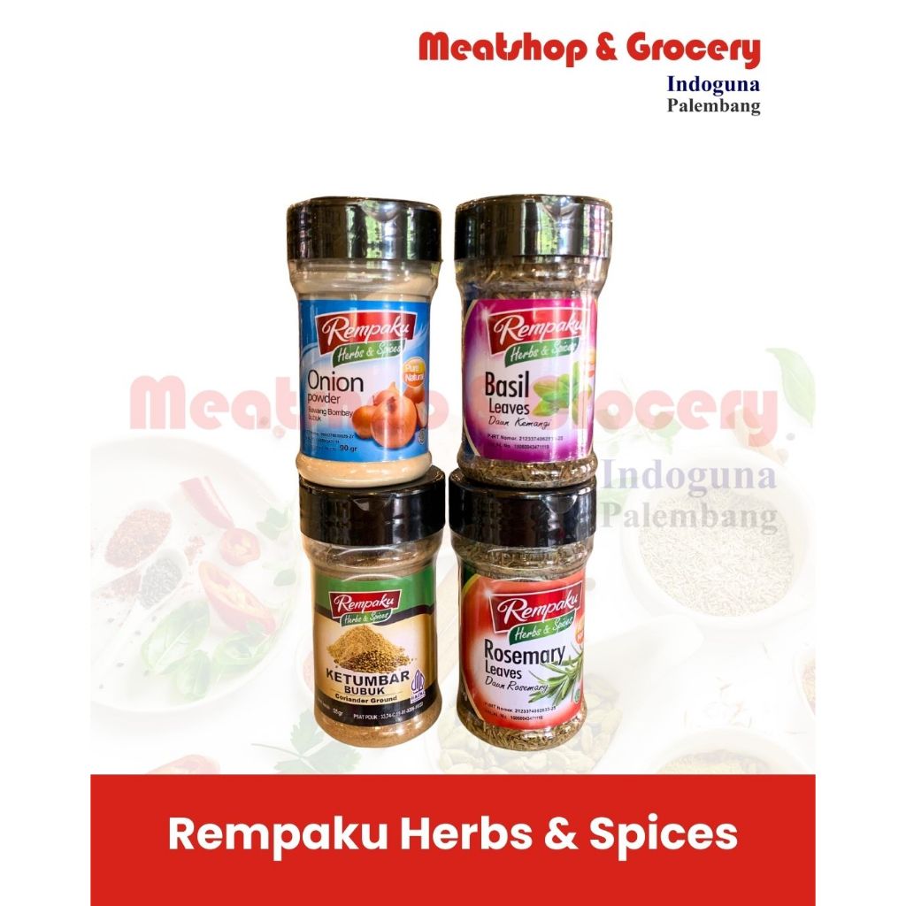

Rempaku Herbs & Spices | Bumbu Herba Rempaku | Meatshop Indoguna Palembang