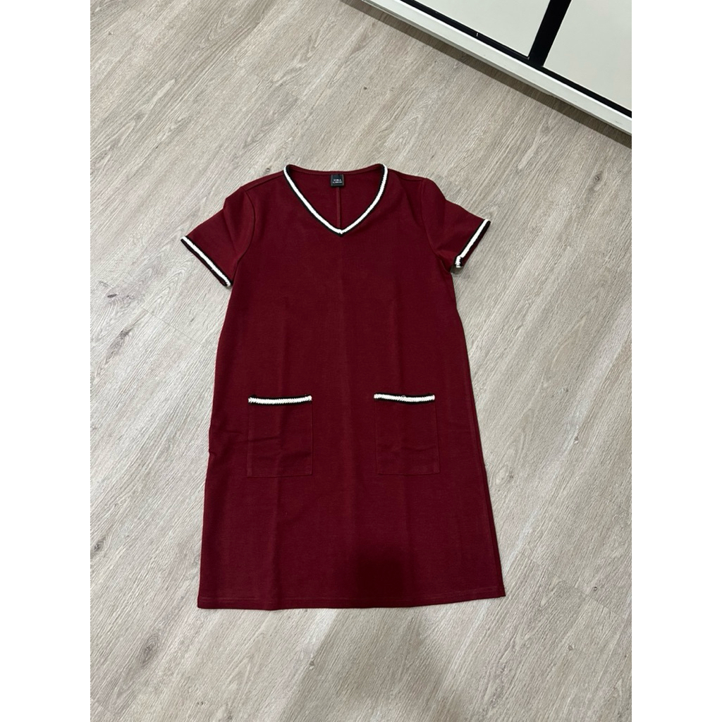 iora dress maroon